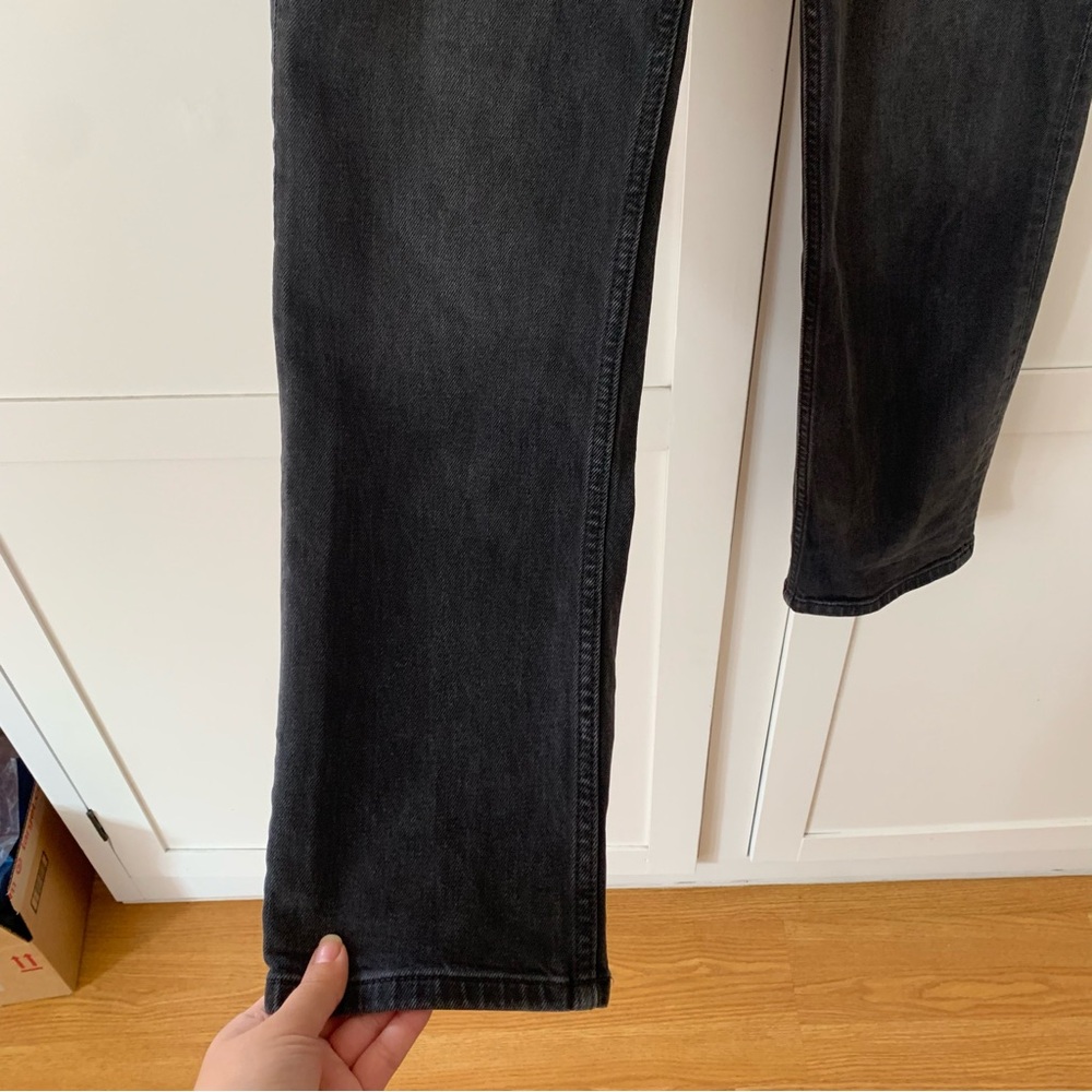 Banana Republic Washed Black High Rise Straight Jeans Size 29 - Picture 8 of 9